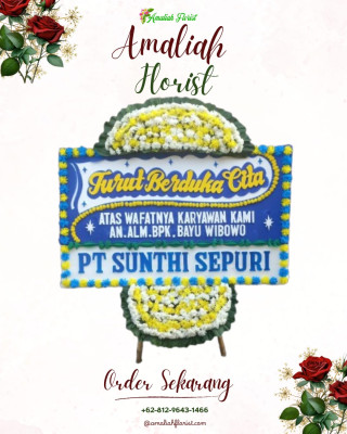 Papan Bunga Duka di Indrapuri