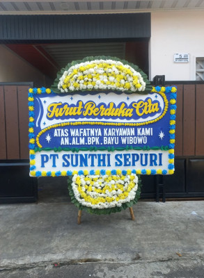 Papan Bunga Duka di Indrapuri