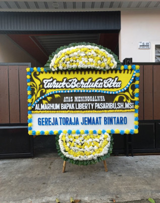 Papan Bunga Duka di Indrapuri